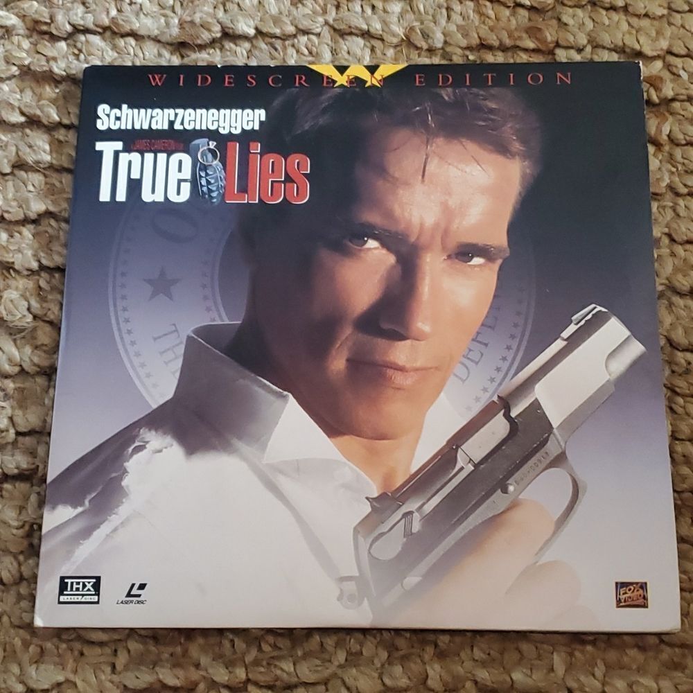 True Lies 1994 Laser Disc Movie 2 discs